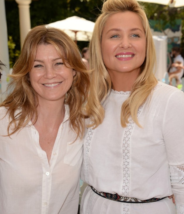 Ellen Pompeo şi Jessica Capshaw 