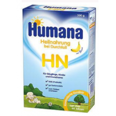  Humana HN lapte praf cu gust de banane 300g, pentru sugari, copii si adulti