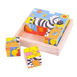  BigJigs Puzzle cubic - safari