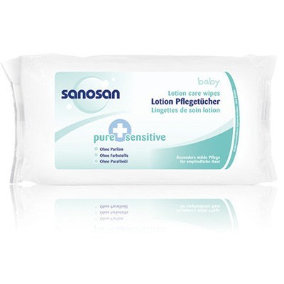 Servetele umede Sanosan Pure & Sensitive Lotion Care