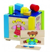 Cutie cu puzzle pentru sortarea formelor