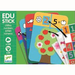 Djeco Edu-Stick Stickere educative cu Numere 