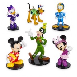 Set 6 figurine Mickey si pilotii de curse