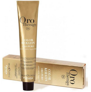 ORO THERAPY COLOR KERATIN Vopsea permanenta 1.0 negru 100 ml