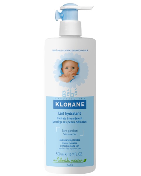 Lapte hidratant pentru masaj Klorane bebe
