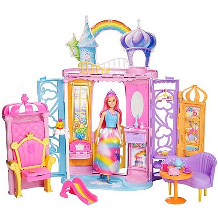 Set de joaca Barbie si Castel Dreamtopia