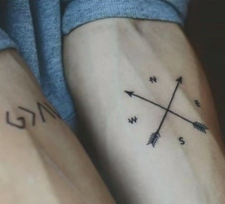 tatuaj-cu-punctele-cardinale-pe-mana-unui-barbat
