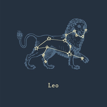 reprezentarea-semnului-zodiacal-Leu-si-a-constelatiei-specifice
