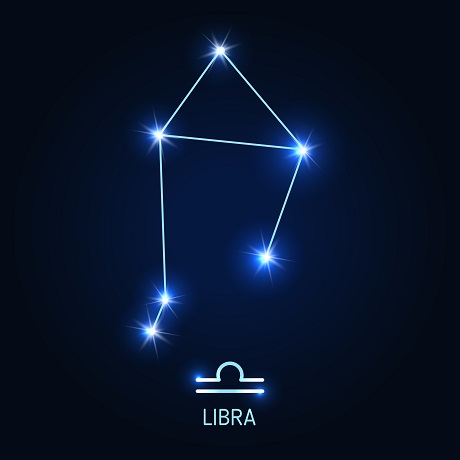 reprezentare-a-semnului-zodiacal-Balanta-si-a-constelatiei-corespunzatoare