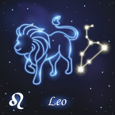 reprezentare-luminoasa-a-semnului-zodiacal-Leu-si-a-constelatiei-corespunzatoare
