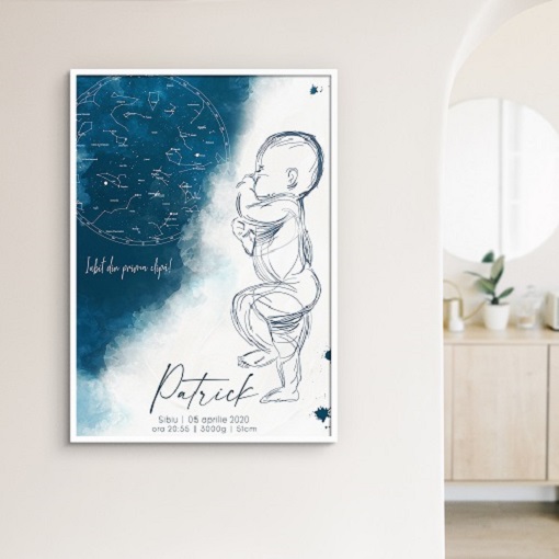 tablou-personalizat-Sweet-Baby-Sky-Poster