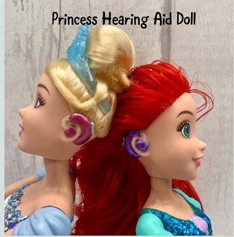 papusi printese Disney cu aparate auditive colorate