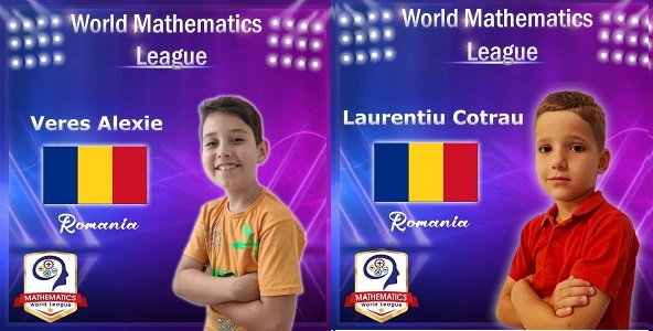 cei doi elevi romani care au ocupat locul 1 la campionatul international de aritmetica mentala