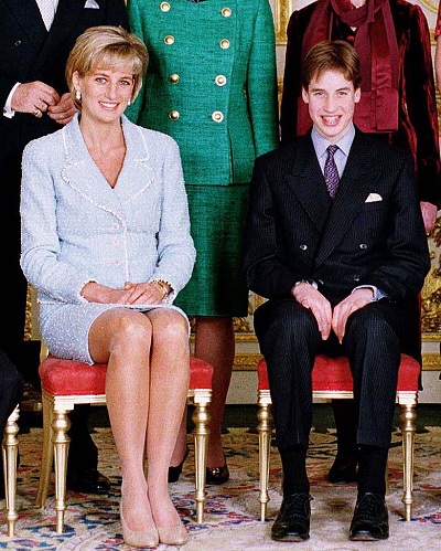 Printesa Diana fericita alaturi de Printul William