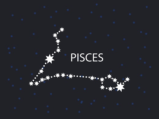 zodia Pesti reprezentata sub forma de constelatie