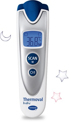 termometru cu infrarosu 3 in 1 Thermoval baby