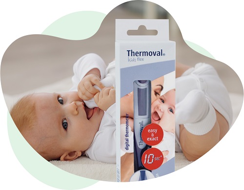 termometru digital cu cap flexibil Thermoval kids flex