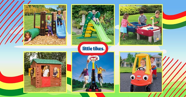 diverse produse ale brandului Little Tikes
