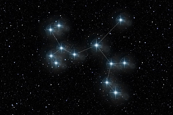 reprezentare zodia Taur sub forma de constelatie