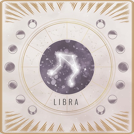 horoscop, ezoterism, reprezentare a zodiei Balanta sub forma de constelatie