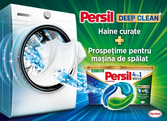 noua gama Persil Deep Clean, binevenita pentru rufe si pentru masina de spalat