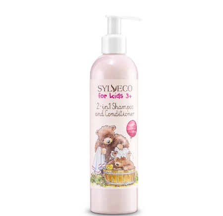 sampon si balsam 2 in 1 pentru copii de la Sylveco