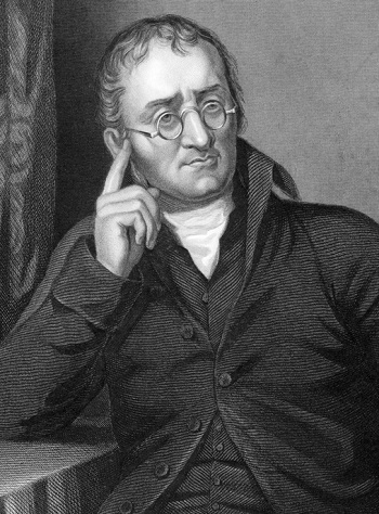 portret al fizicianului si chimistului englez John Dalton