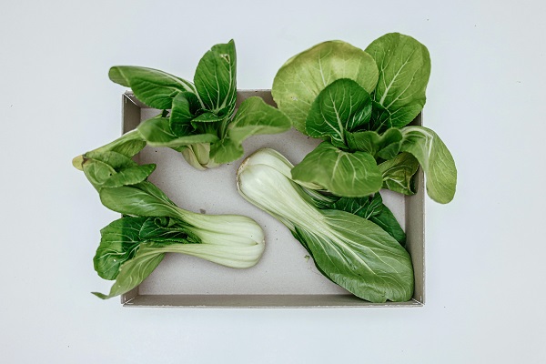 bok choy puse in cutie