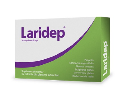 supliment alimentar Laridep comprimate de supt de la Dr. Phyto