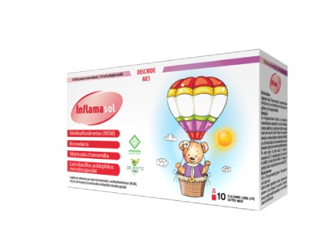 supliment alimentar pentru copii, INFLAMASOL de la Dr. Phyto