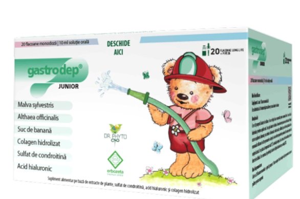supliment alimentar de la Dr. Phyto, Gastrodep Junior Soluție Orală