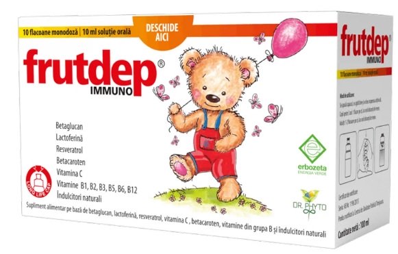supliment alimentar pentru consolidarea imunitatii FRUTDEP IMMUNO de la Dr.Phyto
