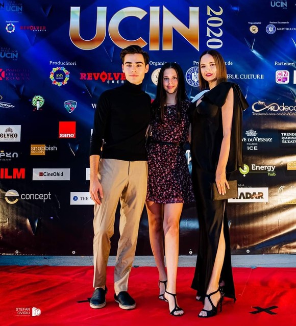 Andreea Marin alaturi de Violeta si Radu Stefan la Gala UCIN 2020