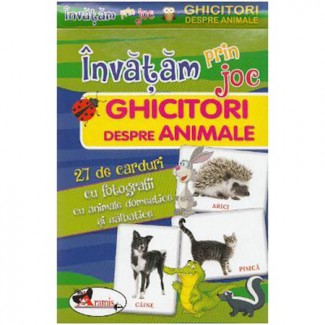 Invatam prin Joc Ghicitori despre Animale - 27 Carduri