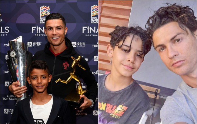 cristiano ronaldo si baiatul lui cel mare, cristiano jr