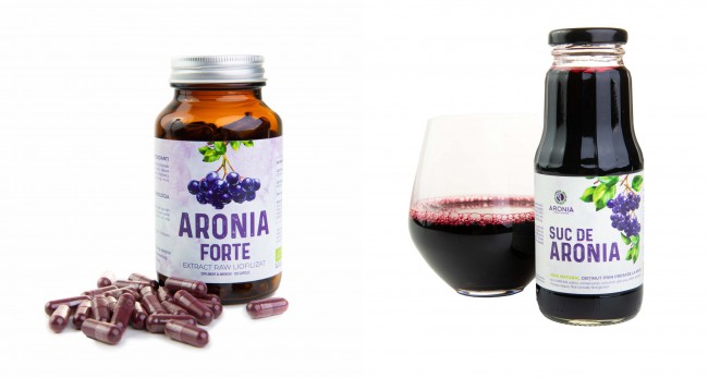 capsule si suc de aronia