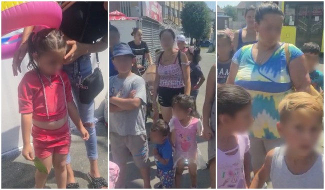 capturi video copii romi care nu au voie pe strandul din sibiu