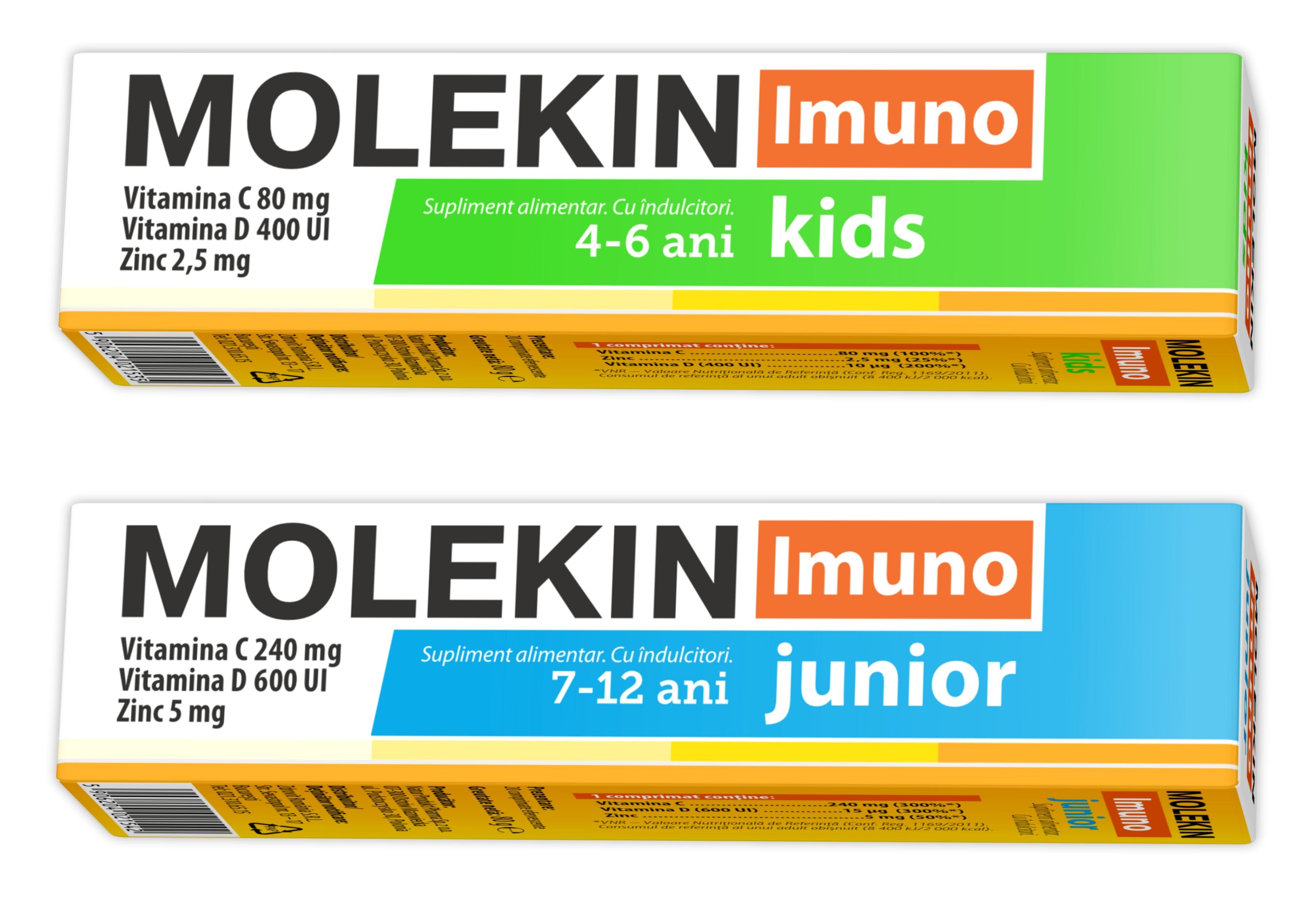 molekin immuno junior și molekin immuno kids