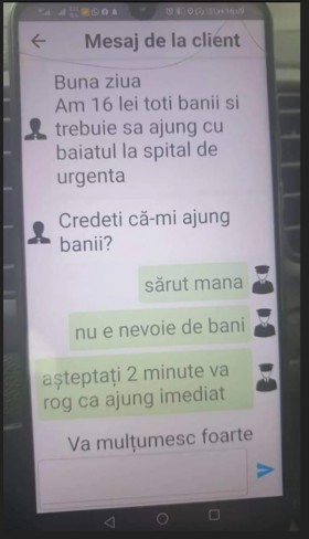 schimb de mesaje pe telefon