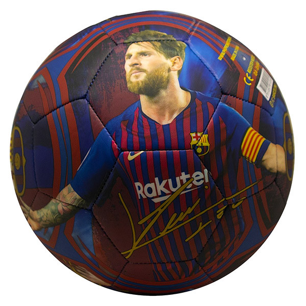 Minge de fotbal Lionel Messi 2019 FC Barcelona + cutie cadou