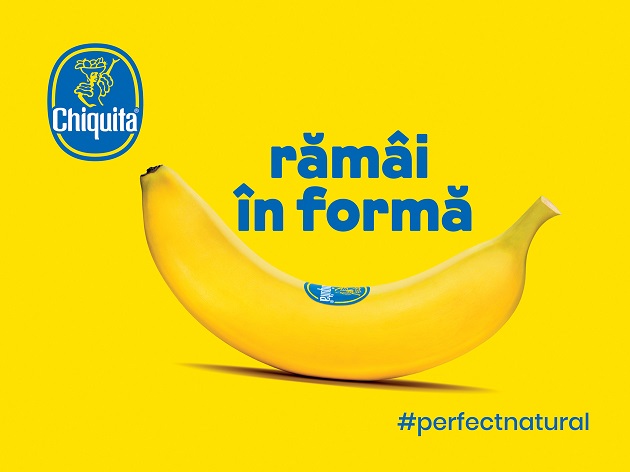 imagine de campanie cu o banana pe un fundal galben