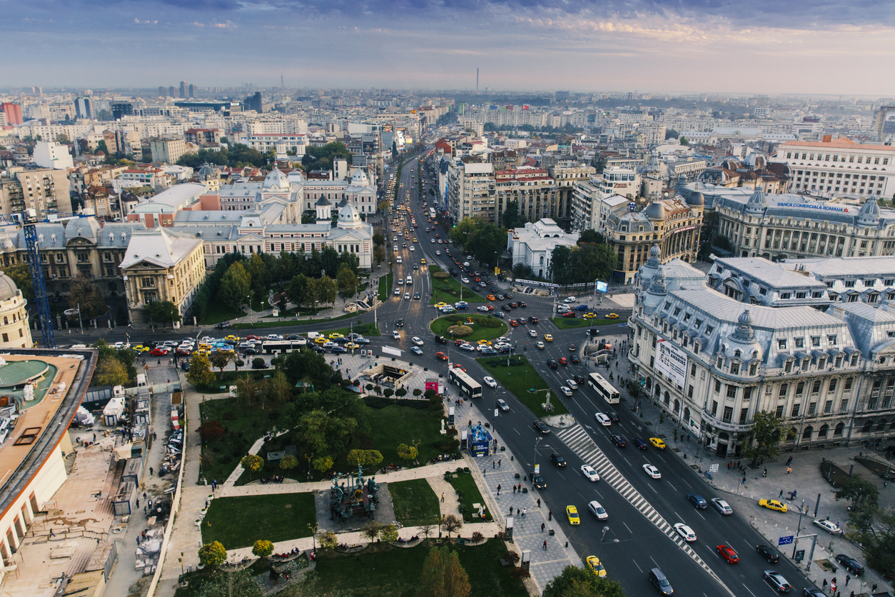 poza de sus cu bucurestiul zona centrala