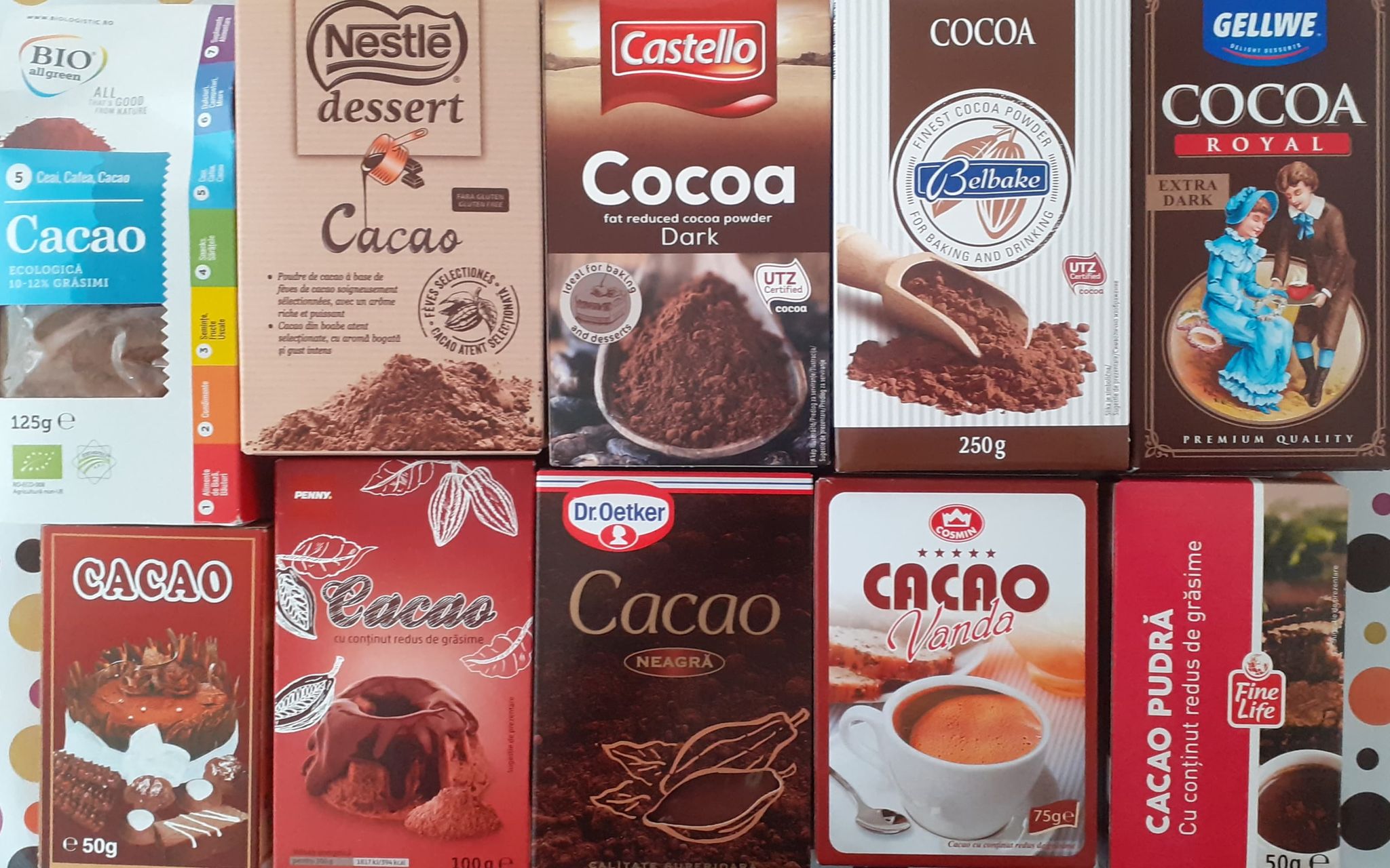 pachete de cacao