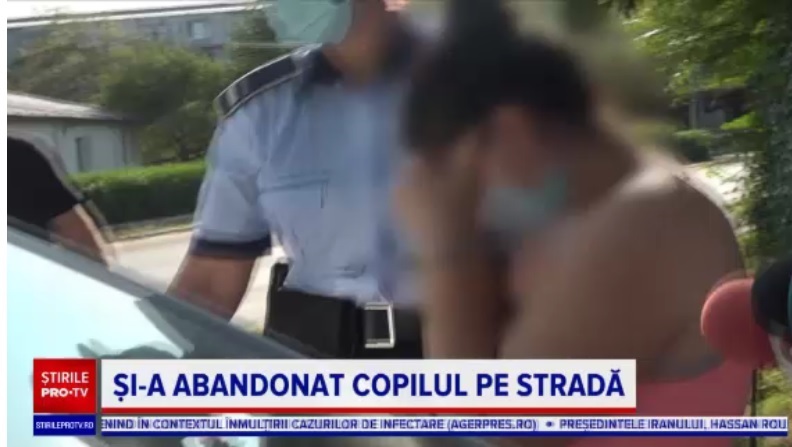 mama arestata ca si-a abandonat copilul