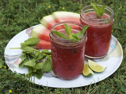 Cocktail de pepene si capsuni fara alcool