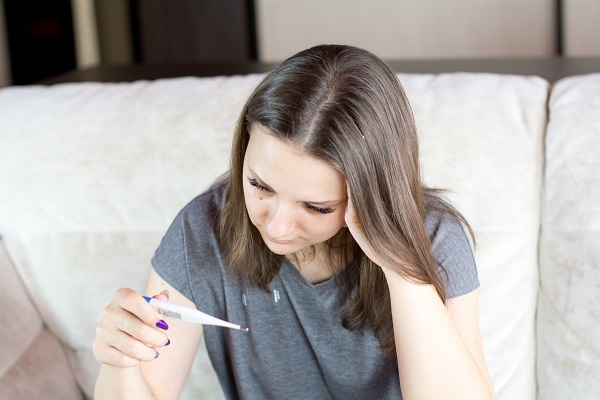 femeie test de sarcina