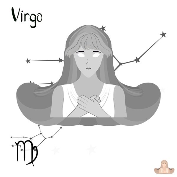 reprezentare a zodiei fecioara