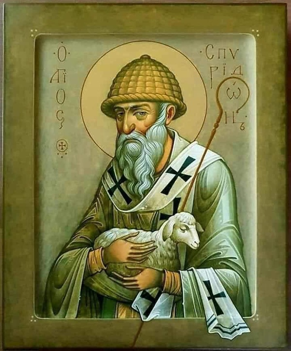 icoana cu sf spiridon
