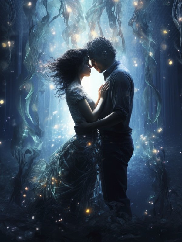 femeie si barbat fata in fata se privesc in ochi