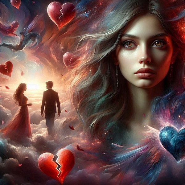 femeie indurerata se uita la un cuplu